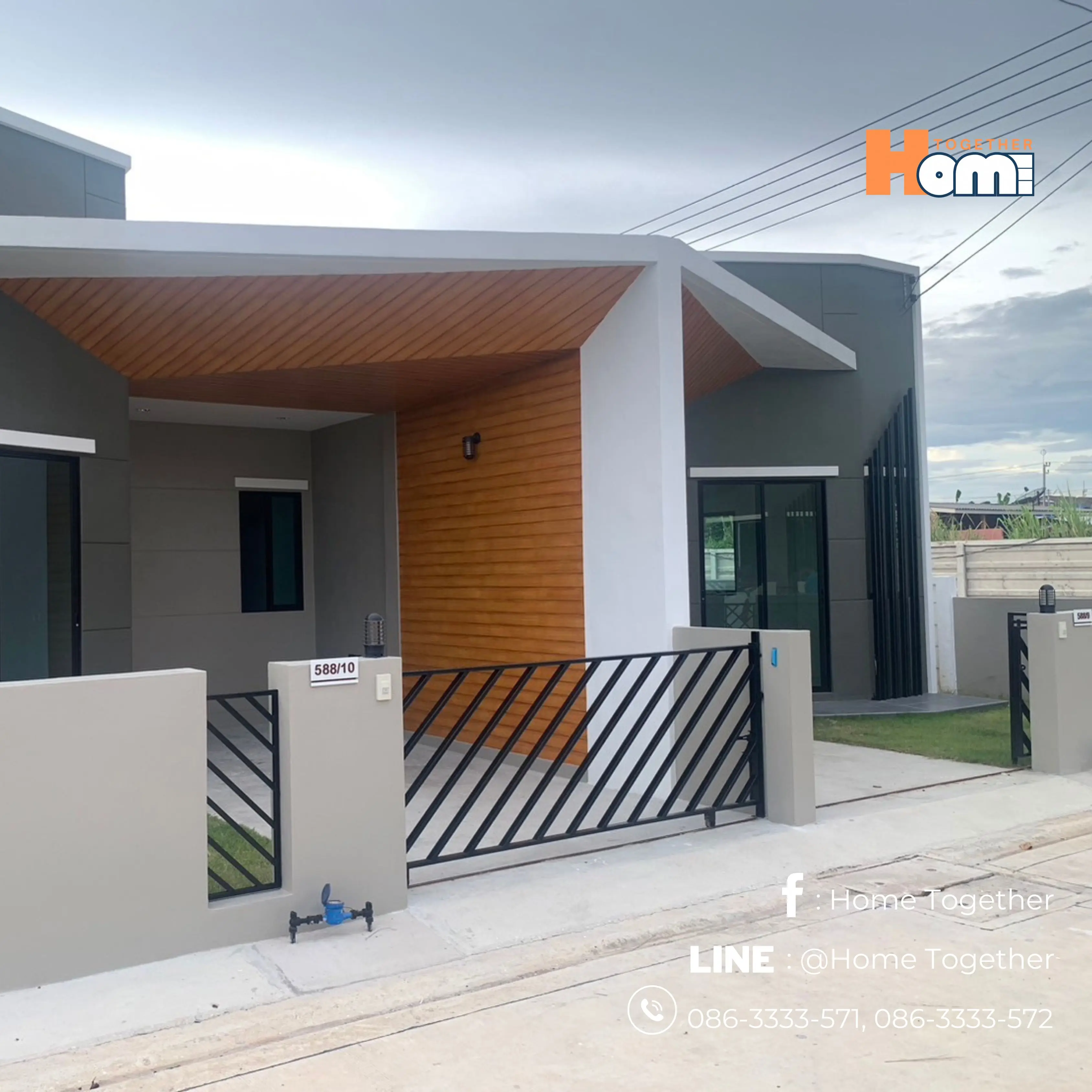 บ้านแสนดี แม่น้ำคู้ ซอย3 ทาวน์โฮม 1ชั้น